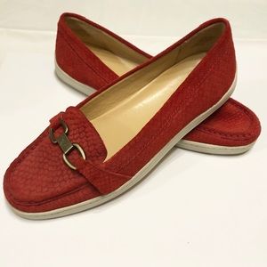 Circa Joan & David Luxe Cjurna Red Loafers